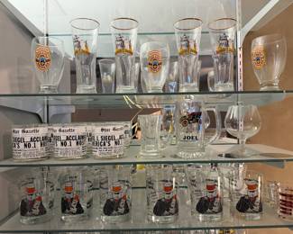 Set of brewery pilsner glasses