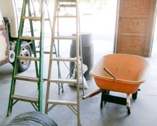 LADDERS WHEELBARROW
