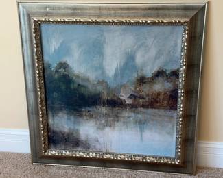 Silver Lake Framed Landscape Giclée