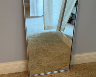 Elegant Lighting MR42036S Silver Rectangular Wall Mirror — 20 ×36 Inches
