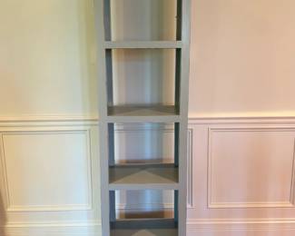 Tall Narrow Bookcase with Lower Drawer