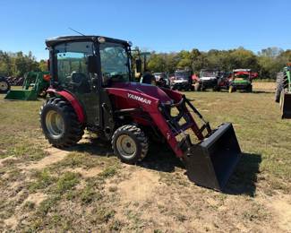 2021 YANMAR YT235 4X4 CAB TRACTOR WITH LOADER