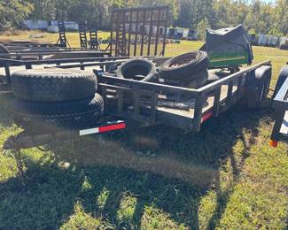18’x82” BUMPER PULL FLAT TRAILER