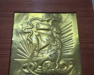 O.C.A. South Gate Calif. Brass Ship Plaque third image