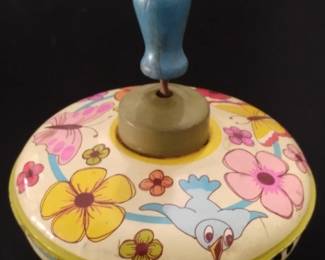 Vintage Ohio Art Tin Litho Humming Top