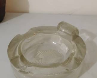 Vintage Pressed Glass Ashtray B
