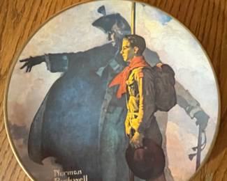 Norman Rockwell A Scout is Loyal Collector Plate