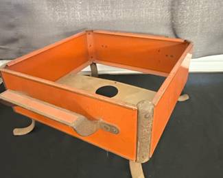 Vintage FireKing Metal Chafing Dish Stand second image