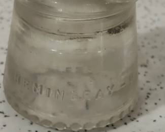 Vintage Hemingray Clear Glass Insulator second image