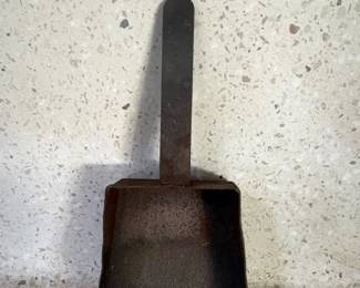Vintage Industrial Handheld Metal Scoop third image