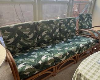 Vintage Rattan Living Room Set