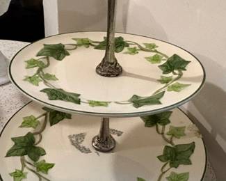 FRANCISCAN IVY Tiered Cake or Display Stand Server third image