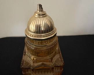 Vintage Avon The Capitol Tribute After Shave Decanter