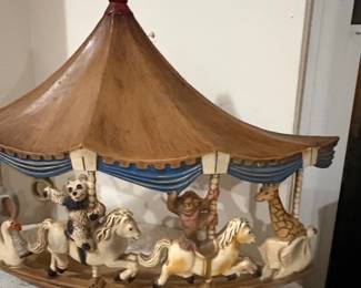 Vintage Universal Statuary Corp. Circus Animal Carousel Wall Plaque third image