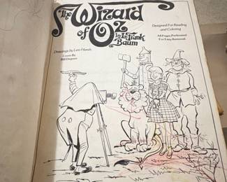 The Wizard of Oz Coloring and Reading Book second image