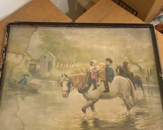 Hold Tight Lithograph Print by Frederick Morgan