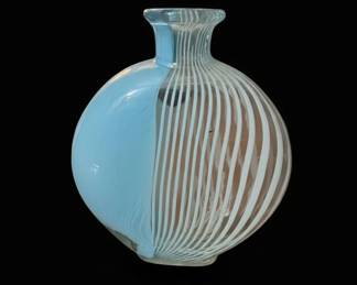 Murano Art Glass Sommerso Vase