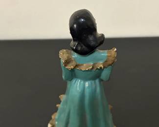 Vintage Chalkware Southern Belle Figurine third image