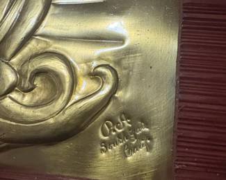 O.C.A. South Gate Calif. Brass Ship Plaque second image