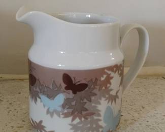 MidCentury Butterfly Pattern Creamer