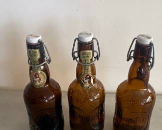 Vintage Grolsch SwingTop Beer Bottles