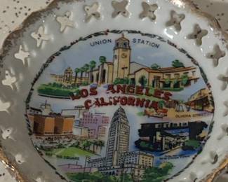 Victoria Ceramics Los Angeles Souvenir Dish second image