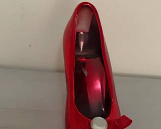 Decorative Ceramic High Heel Shoe Figurine
