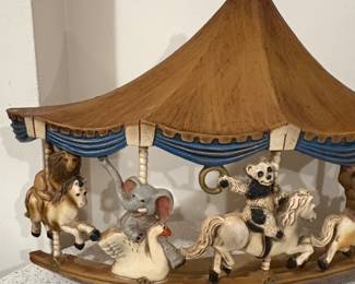 Vintage Universal Statuary Corp. Circus Animal Carousel Wall Plaque second image