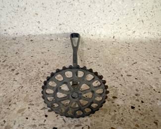 Vintage Cast Iron Potato Masher second image