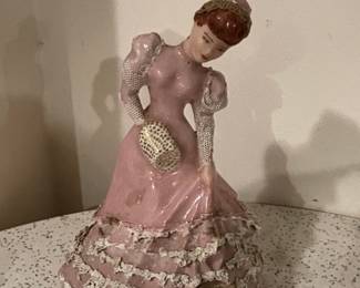 Vintage Lace Porcelain Figurine