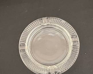 Vintage Pressed Glass Ashtray