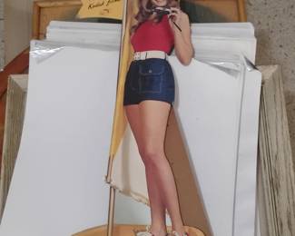 Vintage s Kodak Kodak Girl Cybill Shepherd Cardboard Counter Display