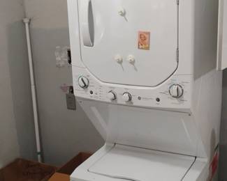 GE Unitized Spacemaker Washer or Dryer and Boraam Cordova Swivel Bar Stool second image