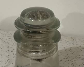 Vintage Whitall Tatum No. Glass Insulator