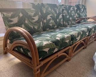 Vintage Rattan Living Room Set second image