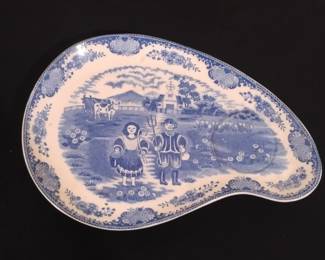 Myott Son Co. American Gothic Snack Plate