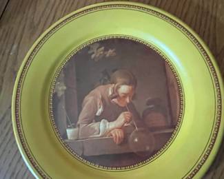 Vintage Ohio Art Company Soap Bubbles Decorative Tin Plate