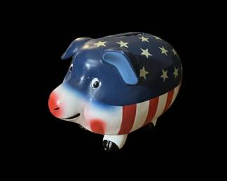 Patriotic Piggy Bank