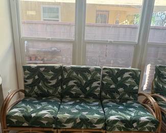 Vintage Rattan Living Room Set third image