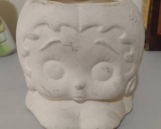Betty Boop Ceramic Planter