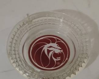 MGM Grand Hotel Glass Ashtray