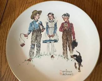 Norman Rockwell School Days Collector Plate