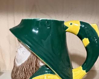 Vintage Fisherman Character Toby Mug second image