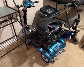 2 electric scooters