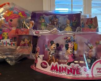 Toys still in boxes
