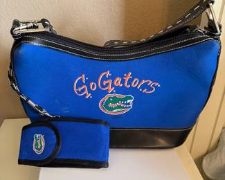 Go gators purse and wallet