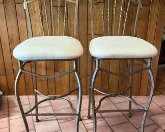 Set of Metal Bar Stools 30” Height $125