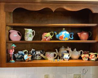 Assorted Teapots and accent pieces