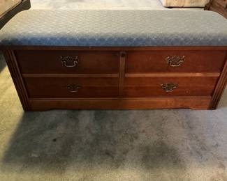 Vintage Lane Cedar Chest Storage Bench $175