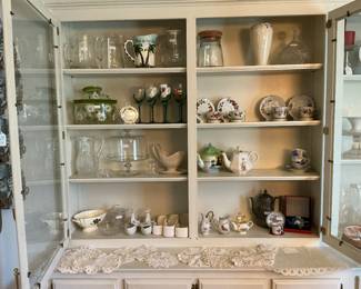 Assorted Glass serving Pieces